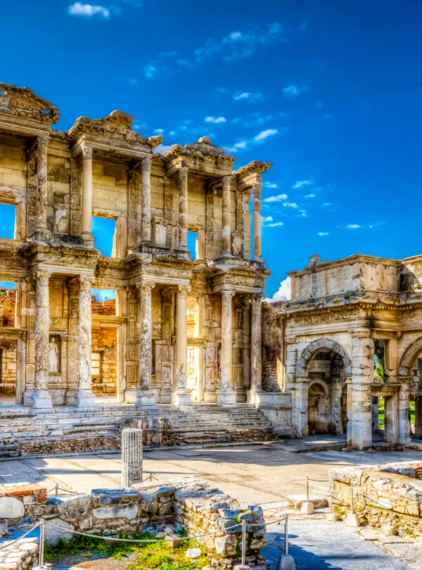 Celsus Library ( Celcius Library) in Ephesus Ancient City